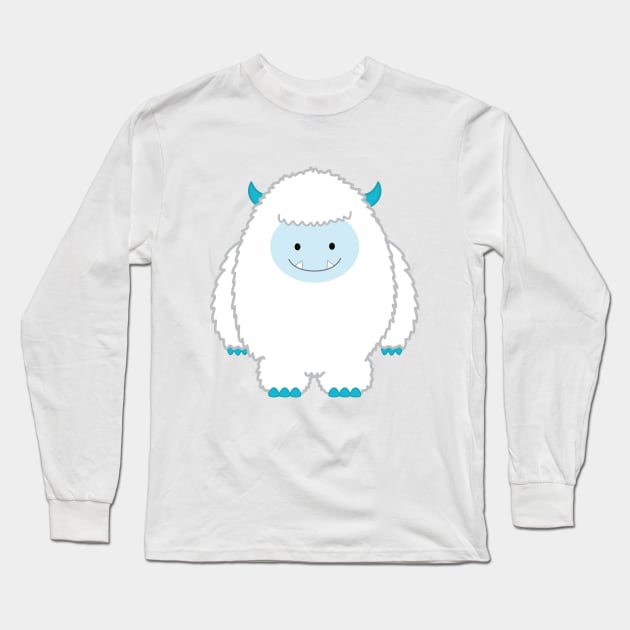 Yeti | by queenie's cards Long Sleeve T-Shirt by queenie's cards